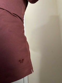 Neu mit Etikett: 520 $ Bottega Veneta Herren-Poloshirt Burgund L US (52 Eu) Italien