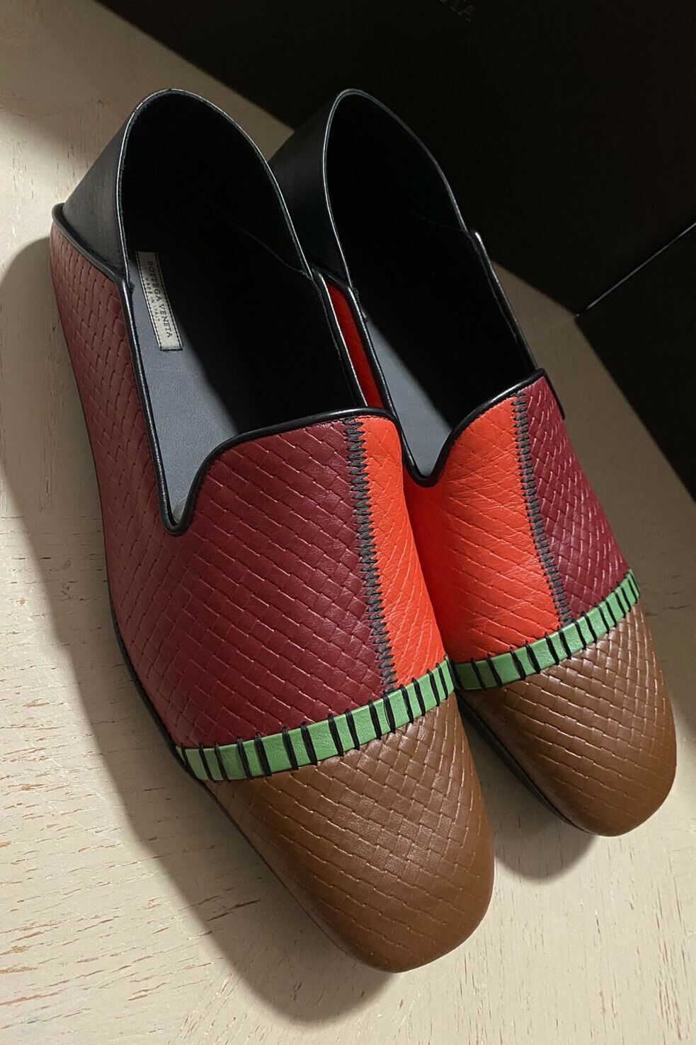 СПИ $710 Bottega Veneta Мужские кожаные лоферы/сандалии 4 цвета 8 США/41 ЕС