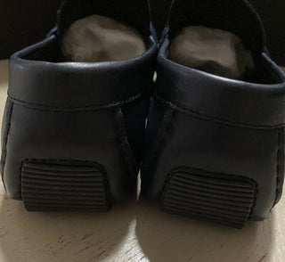 NIB $ 710 Bottega Veneta Herren Leder-Fahrerschuhe DK Navy 7,5 US/40,5 Eu Italien