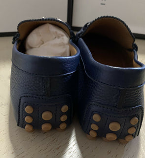 Neue Gucci Herren-Fahrerschuhe aus Leder, DK Blau, 11 US/10,5 G UK, Italien