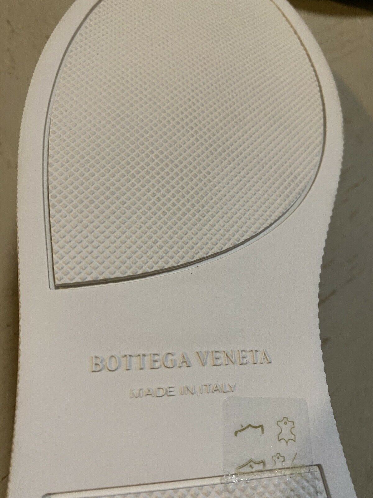 NIB $790 Bottega Veneta Herren-Leder-Sneakers, Schwarz, 8 US(41 EU)