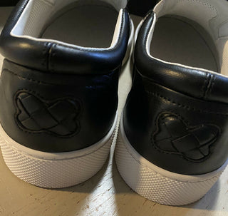 NIB 790 $ Bottega Veneta Herren Leder Sneakers Schuhe Schwarz 13 US( 46 EU)