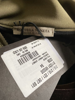 Neu mit Etikett: 820 $ Bottega Veneta Herrenpullover Bonded Sweat Jersey Braun 44 US/54 Eu