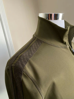 Neu mit Etikett: 820 $ Bottega Veneta Herrenpullover Bonded Sweat Jersey Braun 44 US/54 Eu