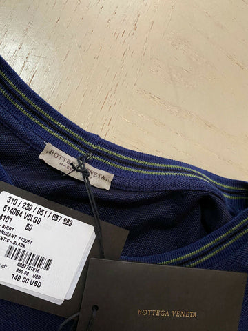 New Bottega Veneta Mens Short Sleeve T Shirt Blue M ( 50 Eu ) Italy