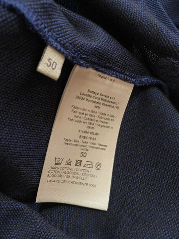 New Bottega Veneta Mens Short Sleeve T Shirt Blue M ( 50 Eu ) Italy