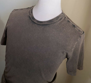 Новая мужская футболка с коротким рукавом Bottega Veneta за 480 долларов, средне-серая SM, США (48 евро)