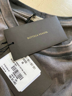 Новая мужская футболка с коротким рукавом Bottega Veneta за 480 долларов, средне-серая SM, США (48 евро)