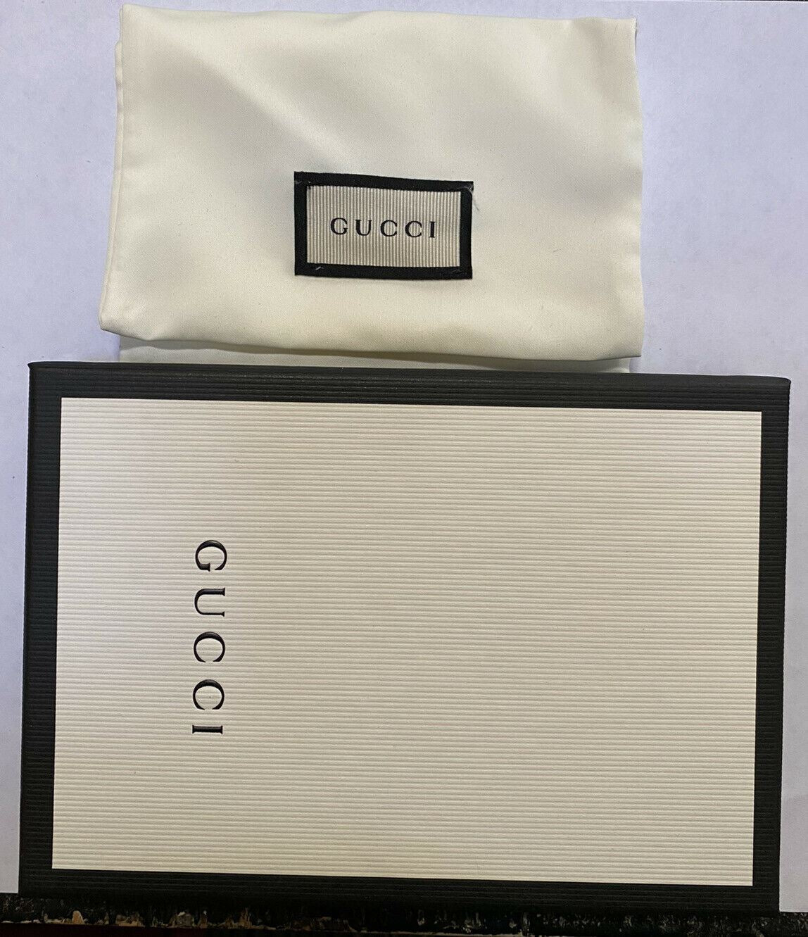 NWB $790 Gucci Jeweled Pear Mono Drop Earring