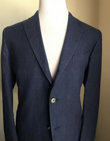 Neu mit Etikett: 1295 $ Boglioli Herren Sportmantel Jacke Blazer DK Blau 44R US/54R Eu Italien