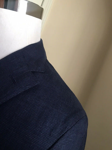 Neu mit Etikett: 1295 $ Boglioli Herren Sportmantel Jacke Blazer DK Blau 44R US/54R Eu Italien