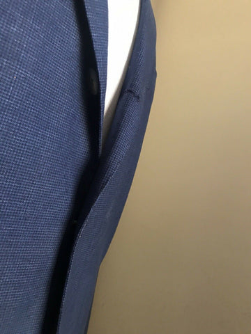 Neu mit Etikett: 1295 $ Boglioli Herren Sportmantel Jacke Blazer DK Blau 44R US/54R Eu Italien