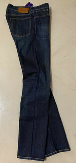 Neu mit Etikett: 495 $ Ralph Lauren Purple Label Herren Straight Denim Jeans Hose Blau 34W/34L