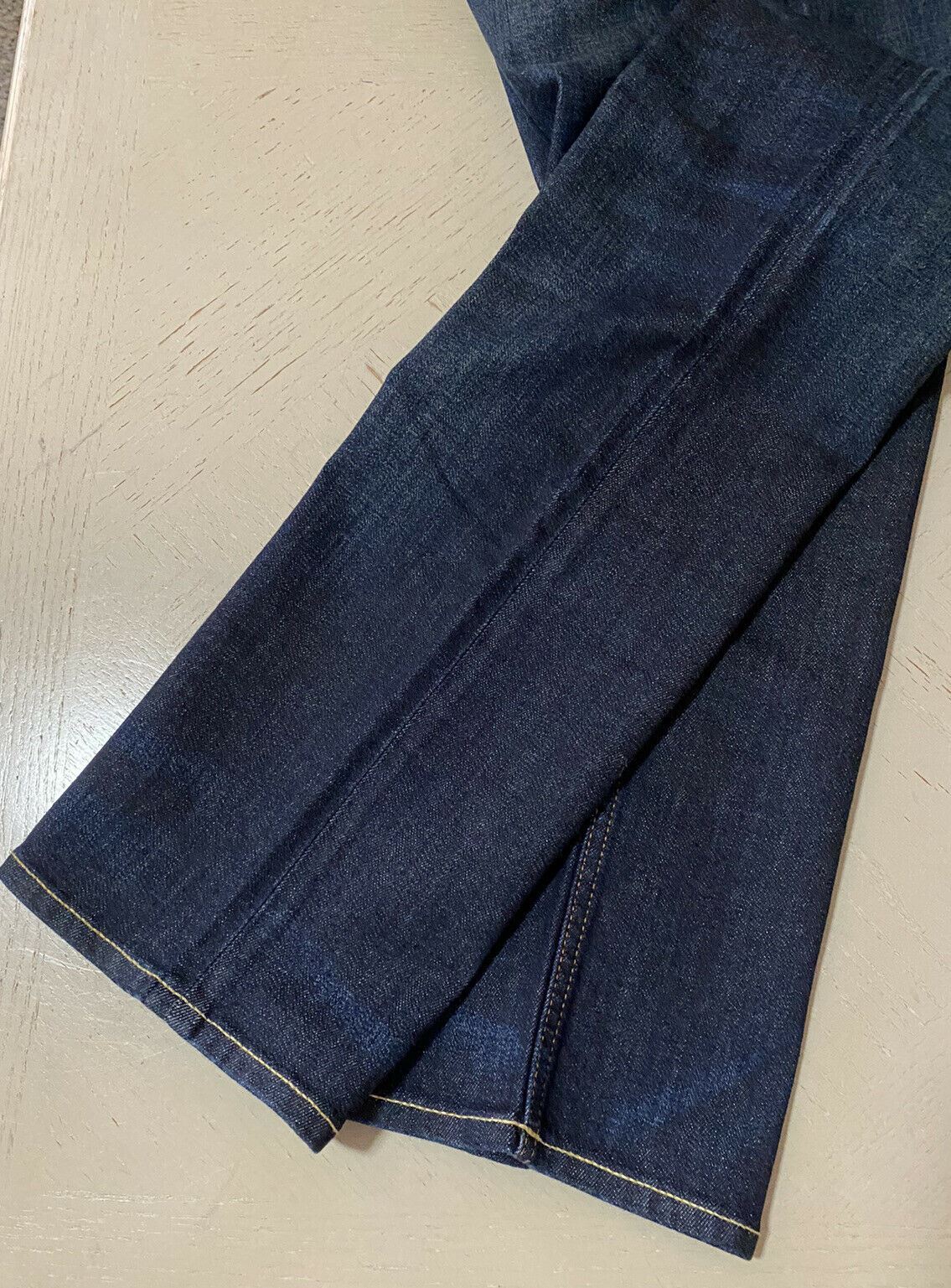 NWT $495 Ralph Lauren Purple Label Men Straight Denim Jeans Pants Blue 34W/34L
