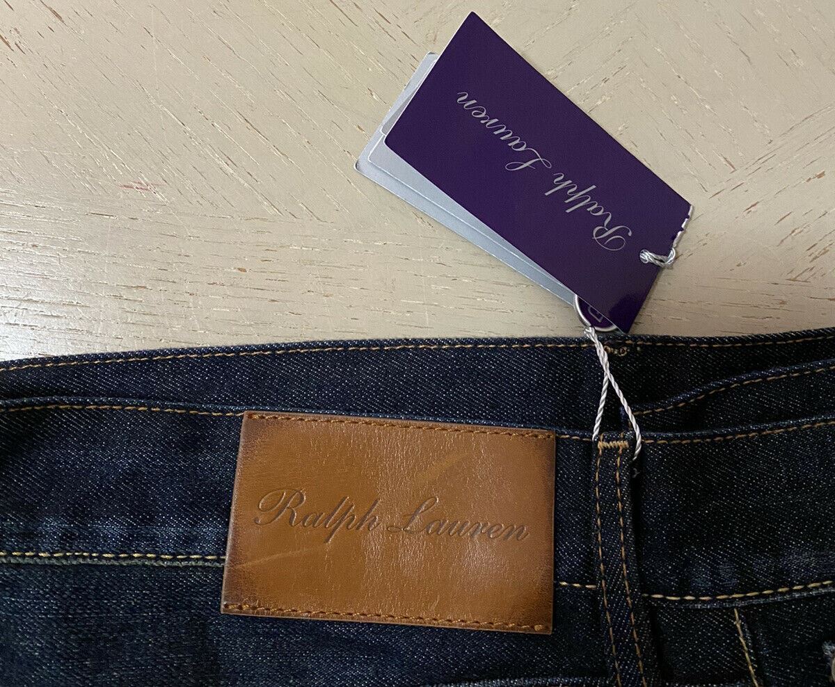 Neu mit Etikett: 495 $ Ralph Lauren Purple Label Herren Straight Denim Jeans Hose Blau 34W/34L