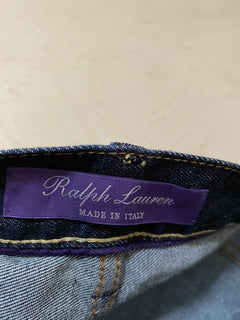 Neu mit Etikett: 495 $ Ralph Lauren Purple Label Herren Straight Denim Jeans Hose Blau 34W/34L
