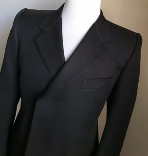Neu mit Etikett: 2050 $ Balenciaga Herren Slim Fit Sportmantel Jacke Blazer Schwarz 42 US/52 Eu Ita