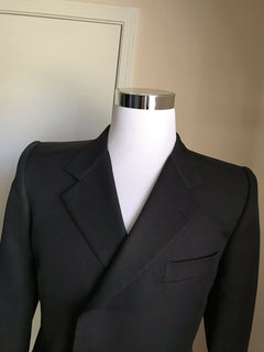 Neu mit Etikett: 2050 $ Balenciaga Herren Slim Fit Sportmantel Jacke Blazer Schwarz 42 US/52 Eu Ita