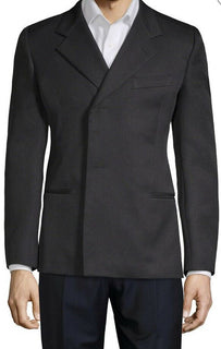 Neu mit Etikett: 2050 $ Balenciaga Herren Slim Fit Sportmantel Jacke Blazer Schwarz 42 US/52 Eu Ita