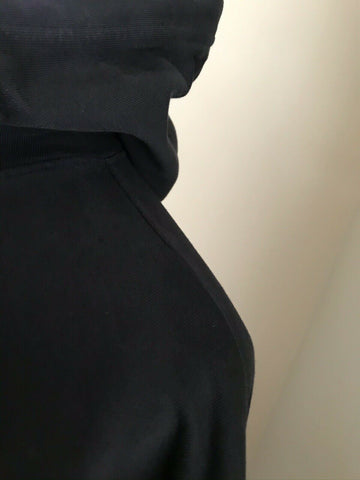 Neu mit Etikett: 580 $ Dsquared2 Herren-Pullover in Übergröße, Kapuzenpullover, Schwarz, Größe S, Italien