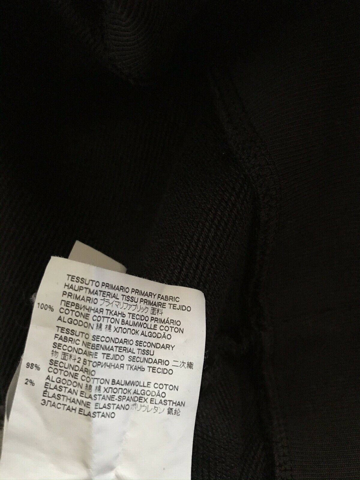 СЗТ $580 Dsquared2 Мужской оверсайз-пуловер с капюшоном, черный, размер S, Италия