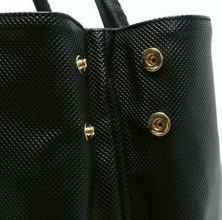 New Bottega Veneta Mens Polo Large Tote Bag Black Italy