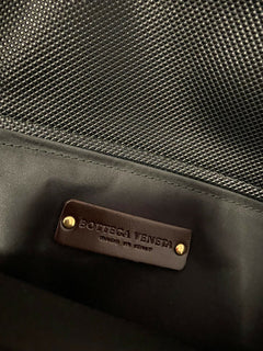 New Bottega Veneta Mens Polo Large Tote Bag Black Italy