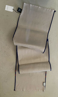 NWT Gucci Men’s Riverside Gucci Monogram Scarf Navy/Blue Italy