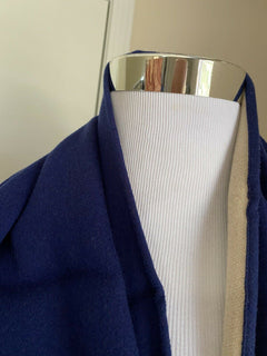 NWT Gucci Men’s Riverside Gucci Monogram Scarf Navy/Blue Italy