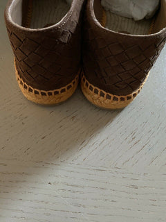 Neue Bottega Veneta Herren Wildleder Espadrille Schuhe Braun 10 US (43 Eu)