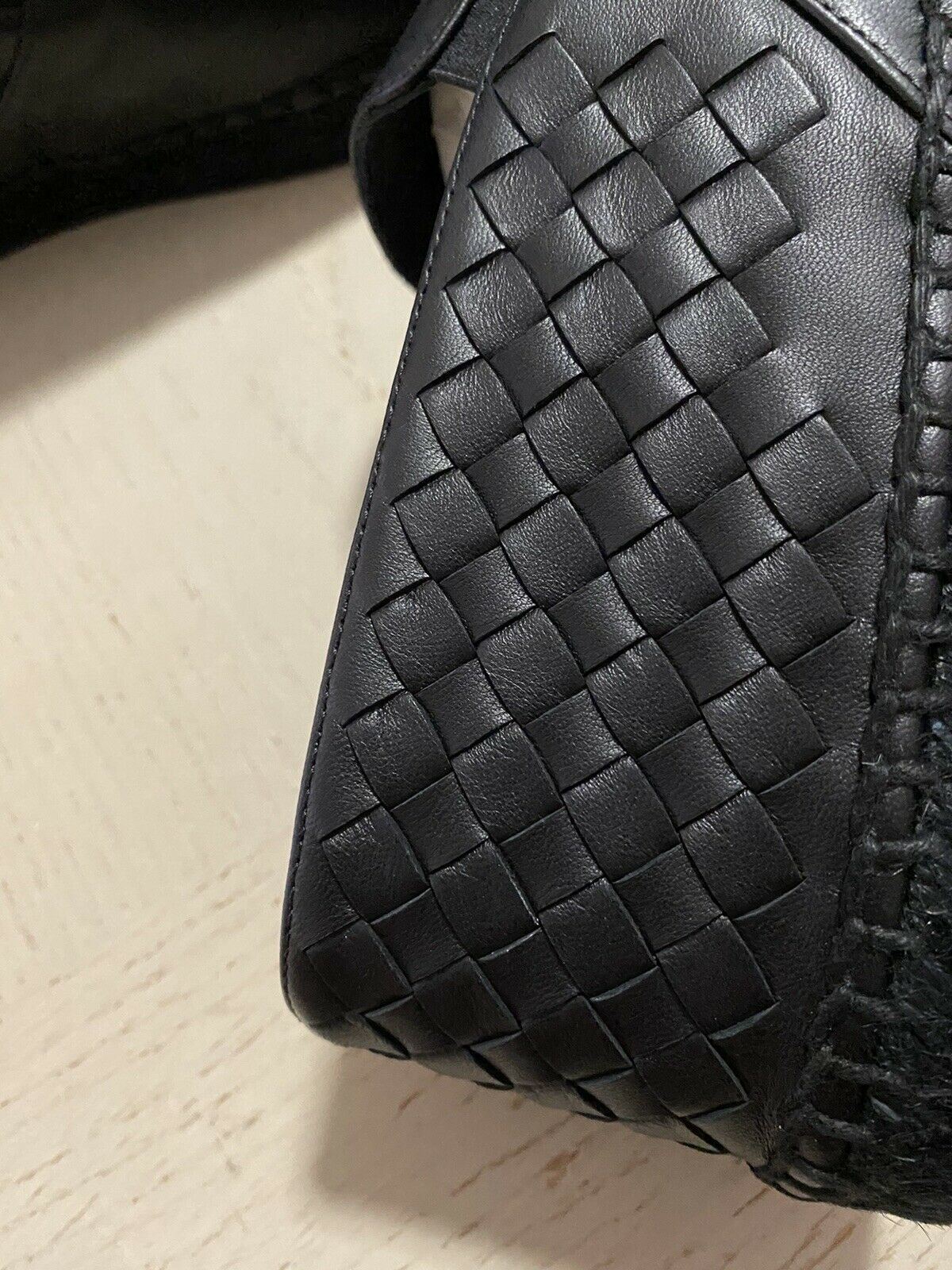 New $690 Bottega Veneta Men Leather Espadrille Shoes Black 9 US ( 42 Eu )