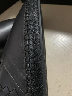 New $690 Bottega Veneta Men Leather Espadrille Shoes Black 9 US ( 42 Eu )