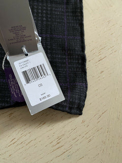 New $165 Ralph Lauren Purple Label Pocket Black/Purple Italy
