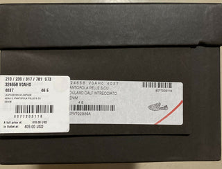 NIB $ 810 Bottega Veneta Herren Leder-Loafer-Schuhe Blau 13 US/46 Eu