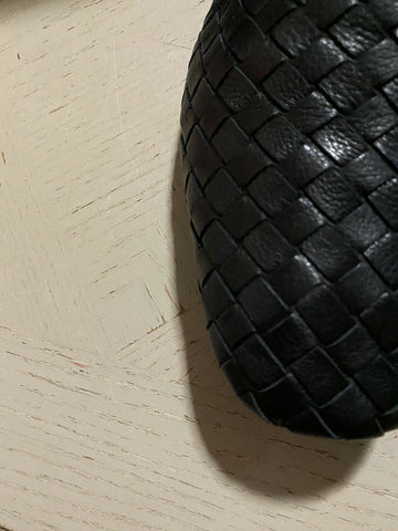 NIB $ 810 Bottega Veneta Herren Leder-Loafer-Schuhe Schwarz 7 US/40 Eu Italien