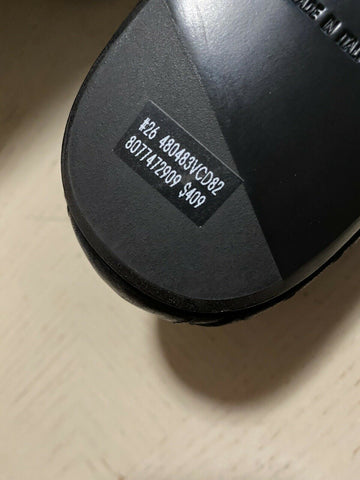 NIB $ 810 Bottega Veneta Herren Leder-Loafer-Schuhe Schwarz 7 US/40 Eu Italien