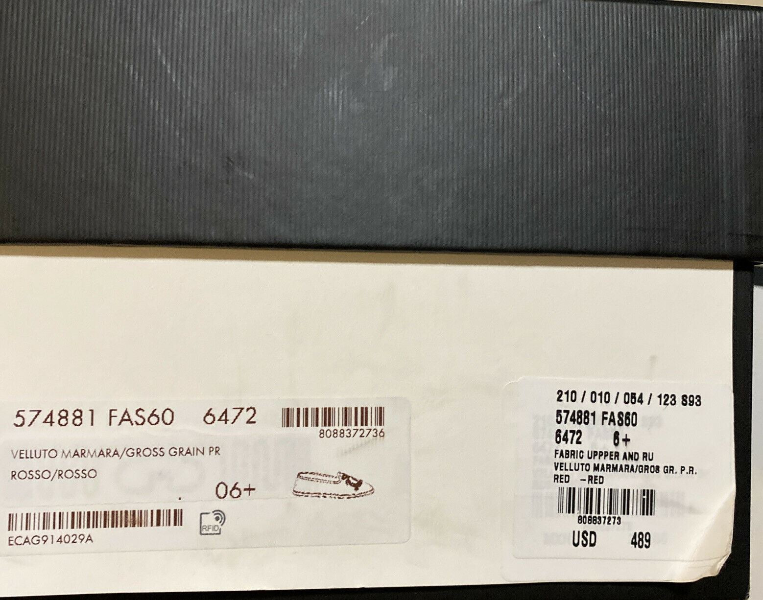 NIB $980 Мужские бархатные лоферы Gucci красные 7,5 США / 6,5 Великобритания