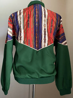 Neu mit Etikett: 2980 $ Gucci Herren-Trainingsjacke, Grün/Mehrfarbig, Größe M, Italien