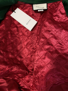 Neu mit Etikett: 2980 $ Gucci Herren-Trainingsjacke, Grün/Mehrfarbig, Größe M, Italien