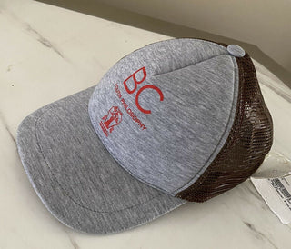 Neu mit Etikett Brunello Cucinelli Jungen Baseballmütze Kappe LT Grau/Braun Größe 6 Italien