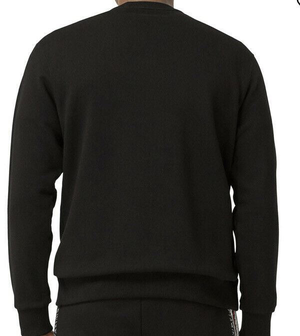 Новый мужской однотонный свитшот Burberry за 650 долларов с пуловером с круглым вырезом TB Mon, черный, L