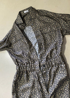 Neu $4295 Brunello Cucinelli Utility-Overall aus Seide mit Blumenmuster Braun M Italien