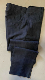 NWT 795 $ Balenciaga Herren Wolle/Mohair Hose Grau 34 US (50 Eu) Italien