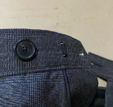 NWT $795 Balenciaga Men Wool/Mohair Pants Gray 34 US ( 50 Eu ) Italy