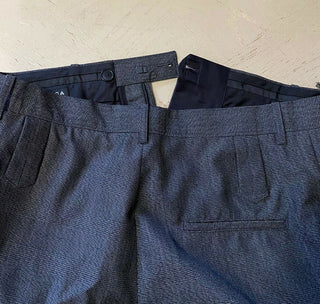 NWT 795 $ Balenciaga Herren Wolle/Mohair Hose Grau 34 US (50 Eu) Italien