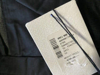 NWT 795 $ Balenciaga Herren Wolle/Mohair Hose Grau 34 US (50 Eu) Italien