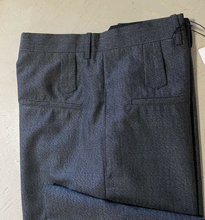 NWT 795 $ Balenciaga Herren Wolle/Mohair Hose Grau 34 US (50 Eu) Italien