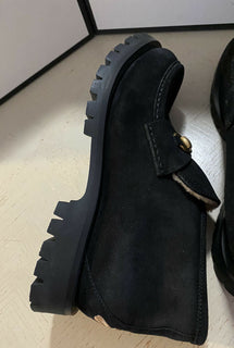 NIB 940 $ Gucci Herren Wildleder Stiefeletten Schuhe Schwarz 12 US / 11 UK Italien
