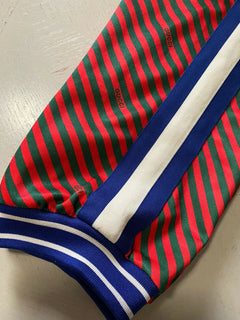 New $1500 Gucci Mens Sweatpants Blue/Red/Green Size XXL Italy