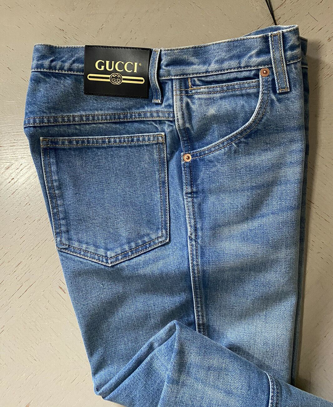 NWT $1450 Gucci Men’s Jeans Pants 32 US Italy